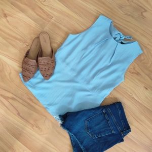 Ann Taylor Factory | Peplum Tie Back Tank